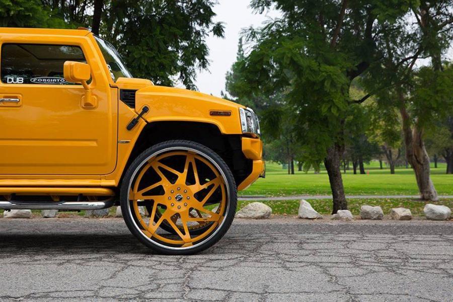  Hummer H2 SUT on Forgiato Wheels 2014 года  (фото 6 из 7)